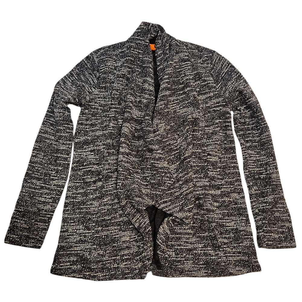 Joe Fresh Black and White Open Front Cardigan